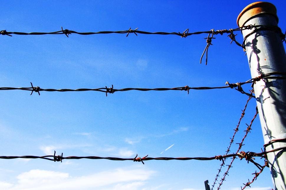 Free Image of Barbed wire fence topper 
