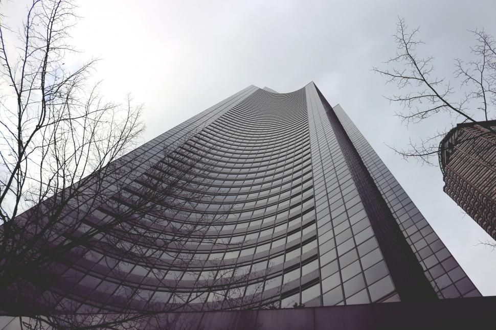 Free Image of Skyscraper from below  