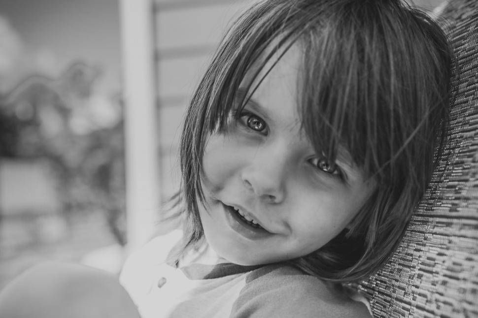 Free Image of Portrait of Little Boy - Smiling for camera  