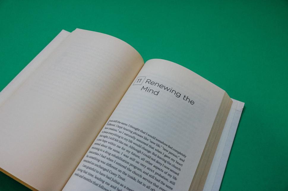 Free Image of Open Book  