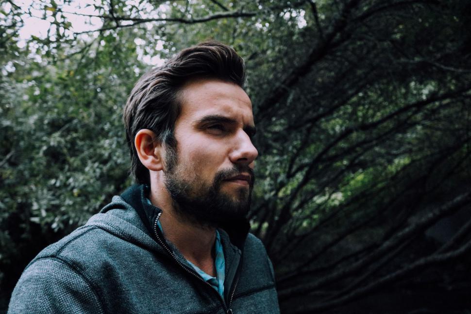 Free Image of Young Man With Trees  