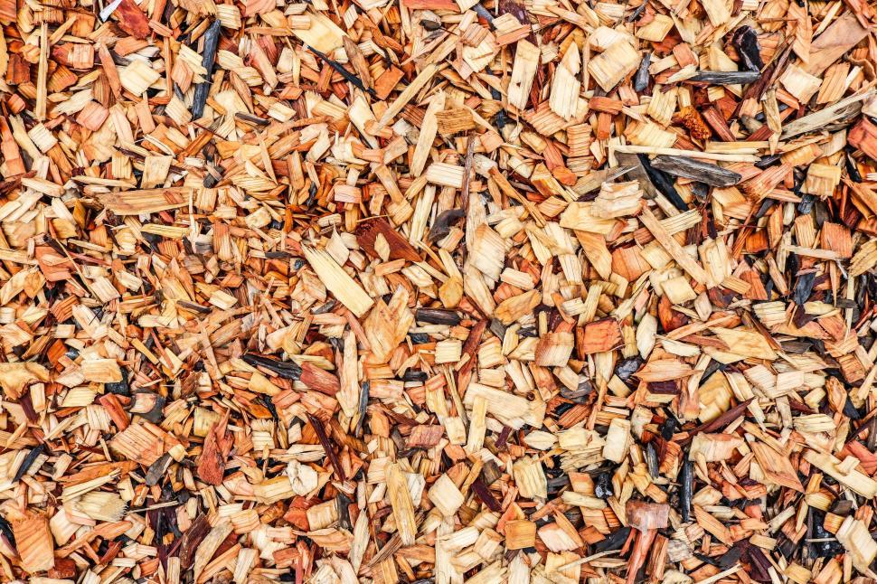 Free Image of Wood chips - Background  
