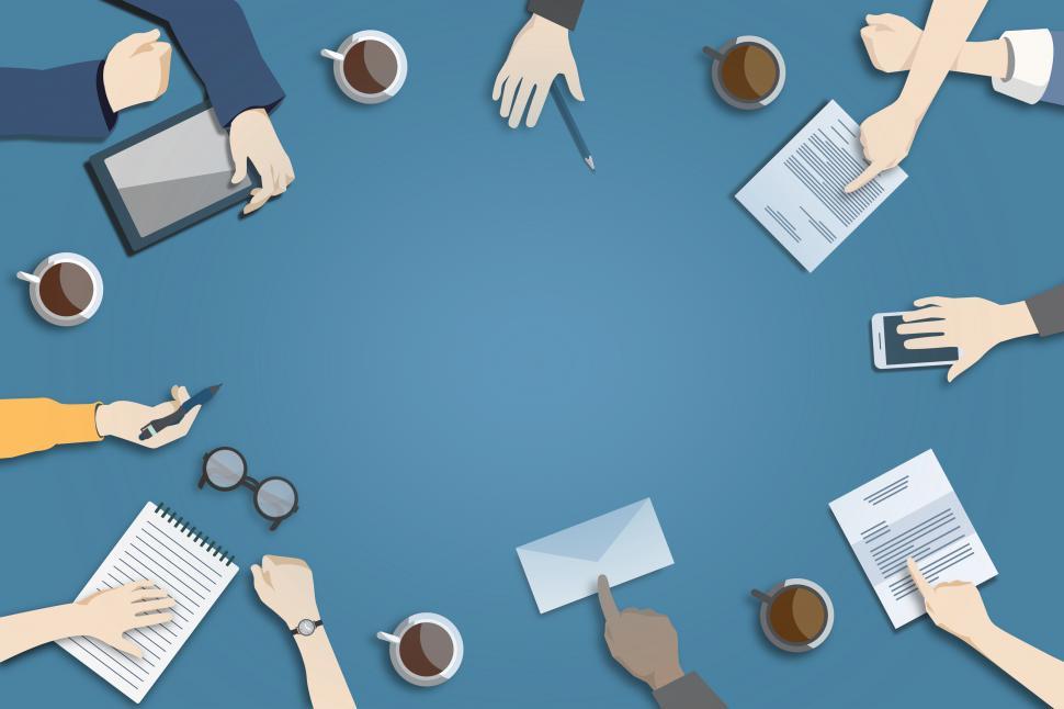 Free Image of Business Meeting - Morning Brief 