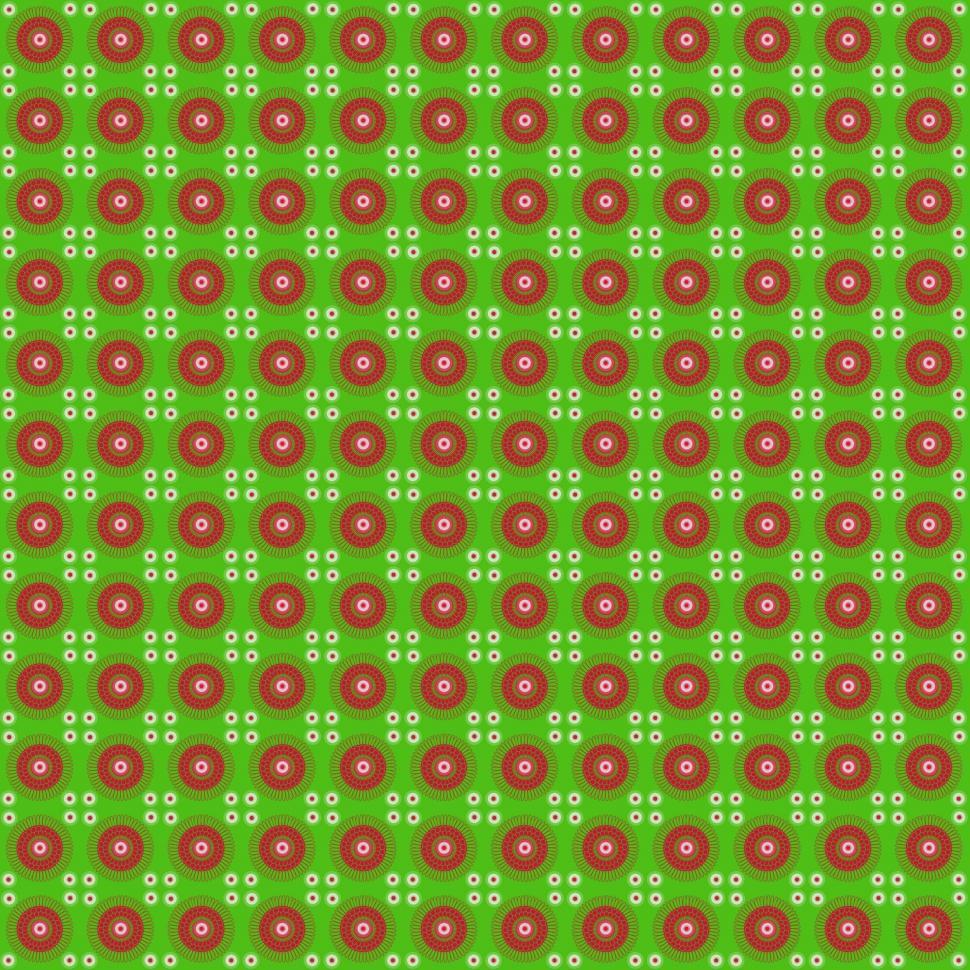 Free Image of Green and Red Design Gift Paper  