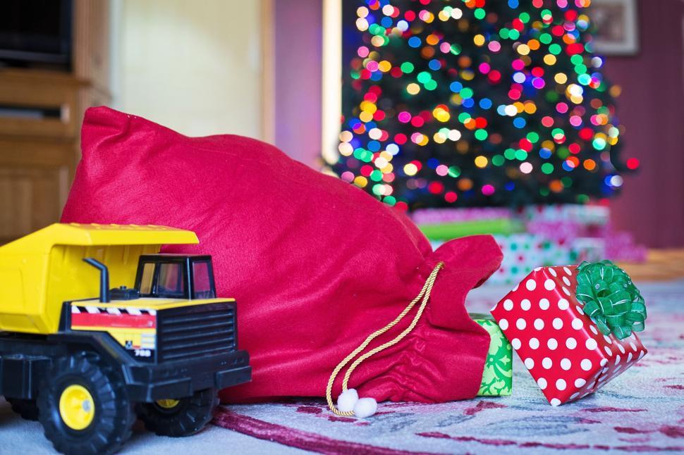 Free Image of Christmas Gifts and Toys  