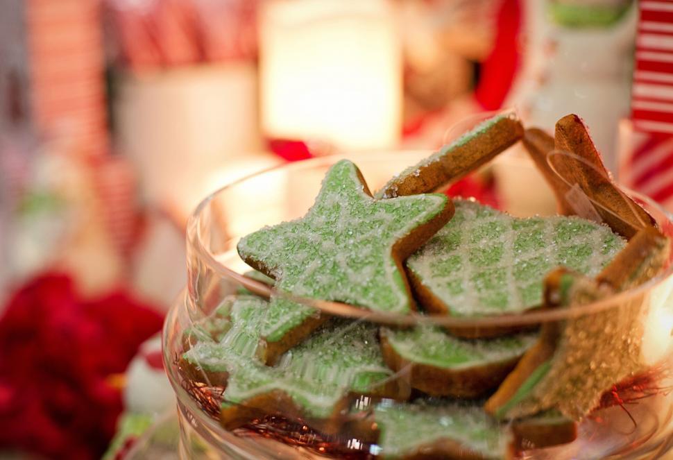 Free Image of Christmas cookies 