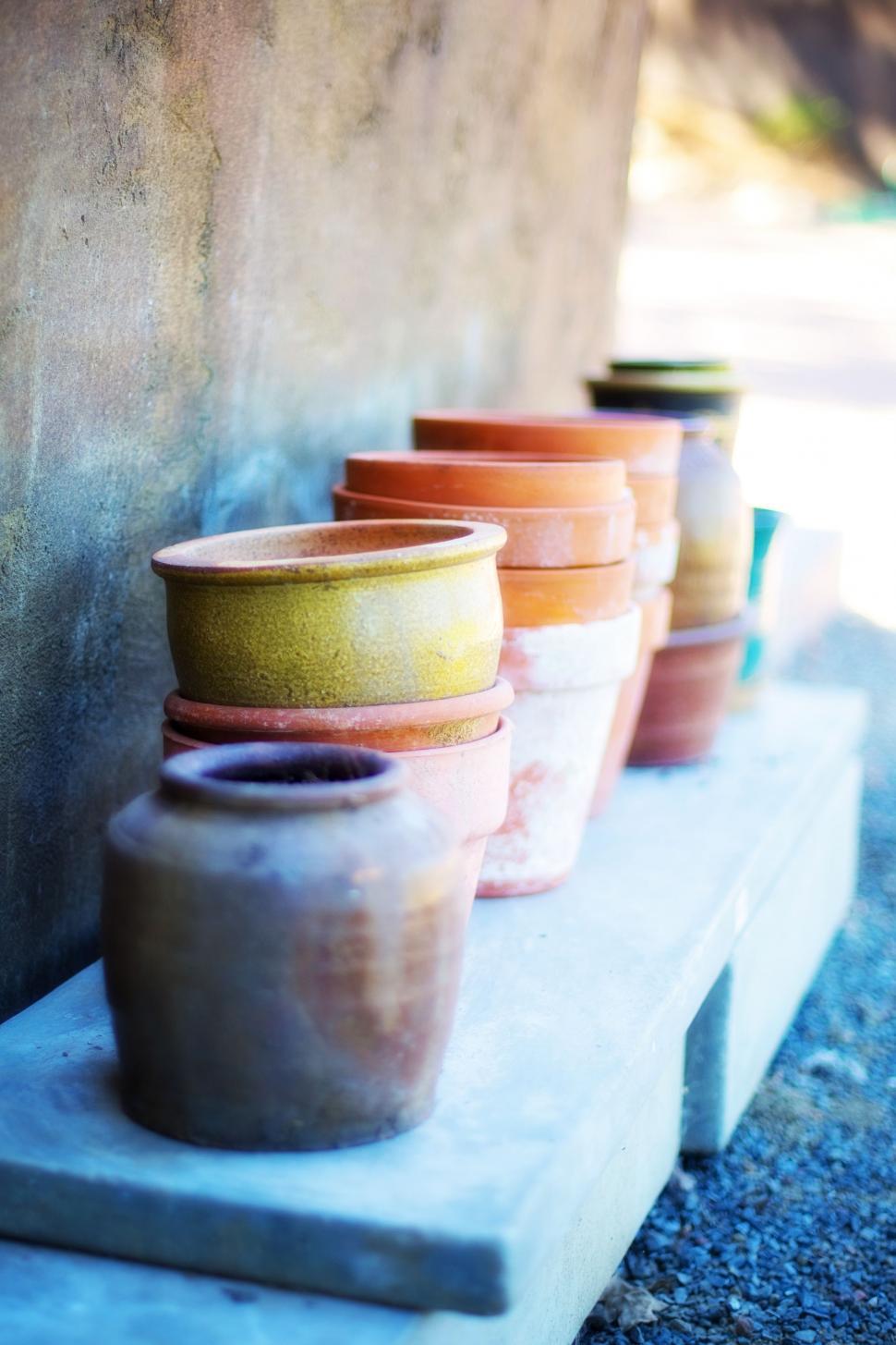 Free Image of Flower pots 