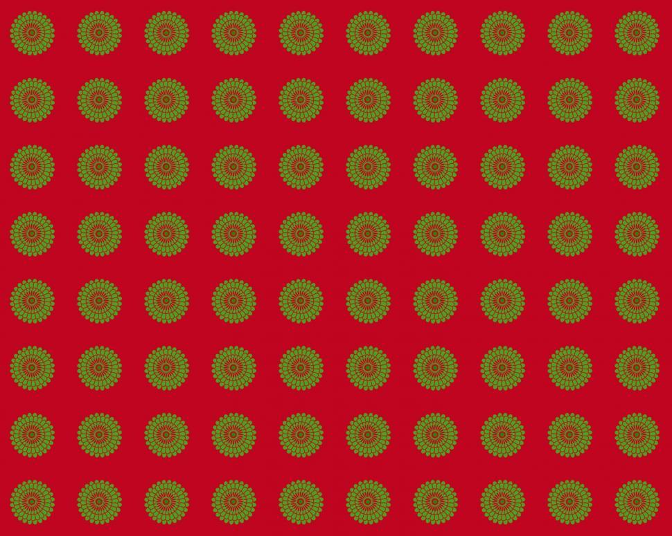Free Image of Green and Red Wrapping Paper  