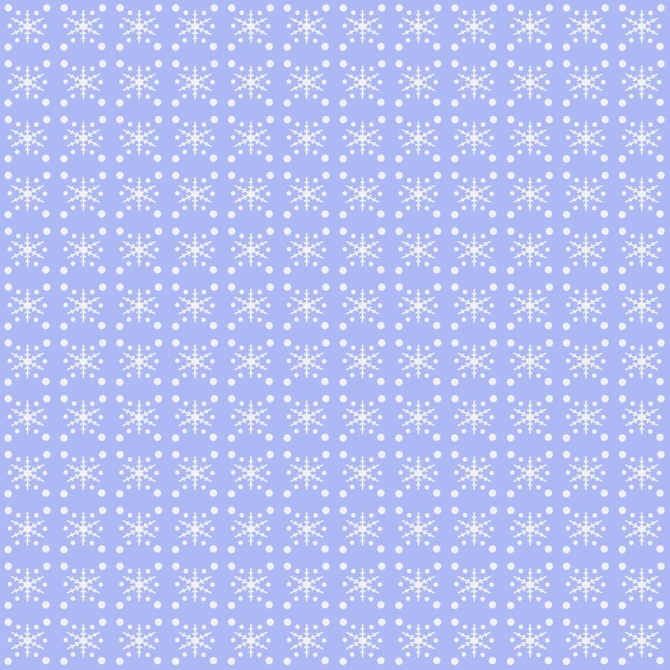 Free Image of Snowflakes Pattern Gift Paper 
