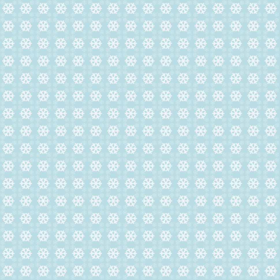 Free Image of Wrapping Paper - Snowflakes  