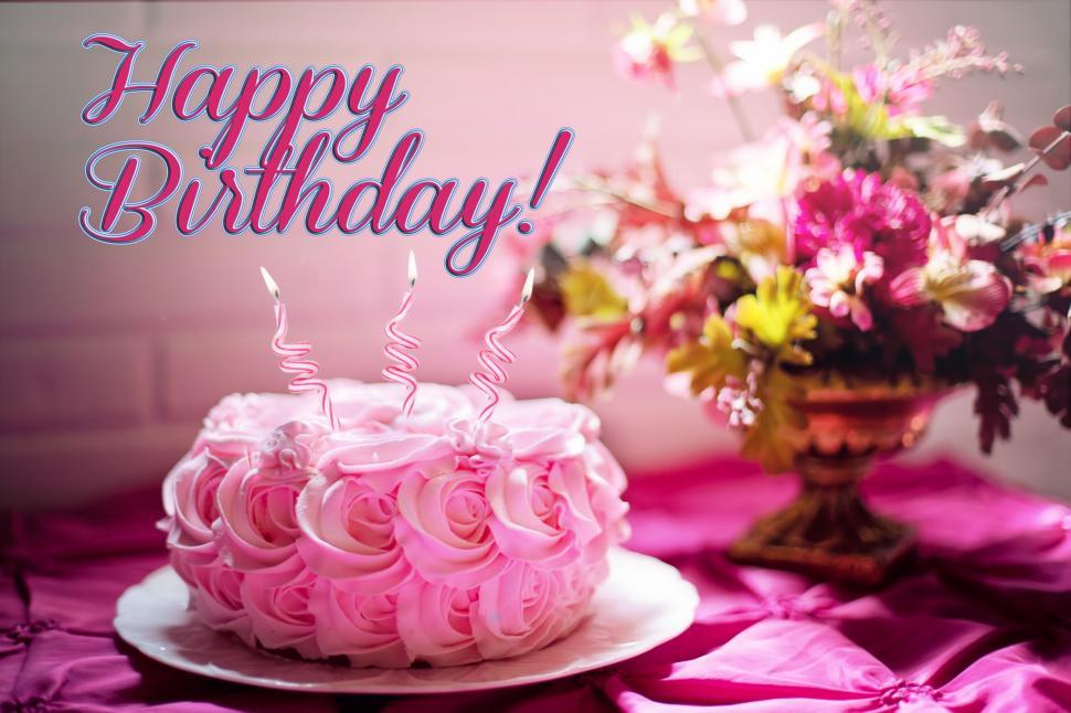 Free Image of Birthday cake - Happy Birthday ! 