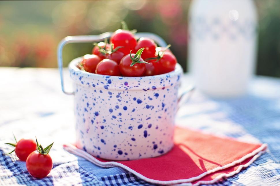 Free Image of Cherry Tomatoes 