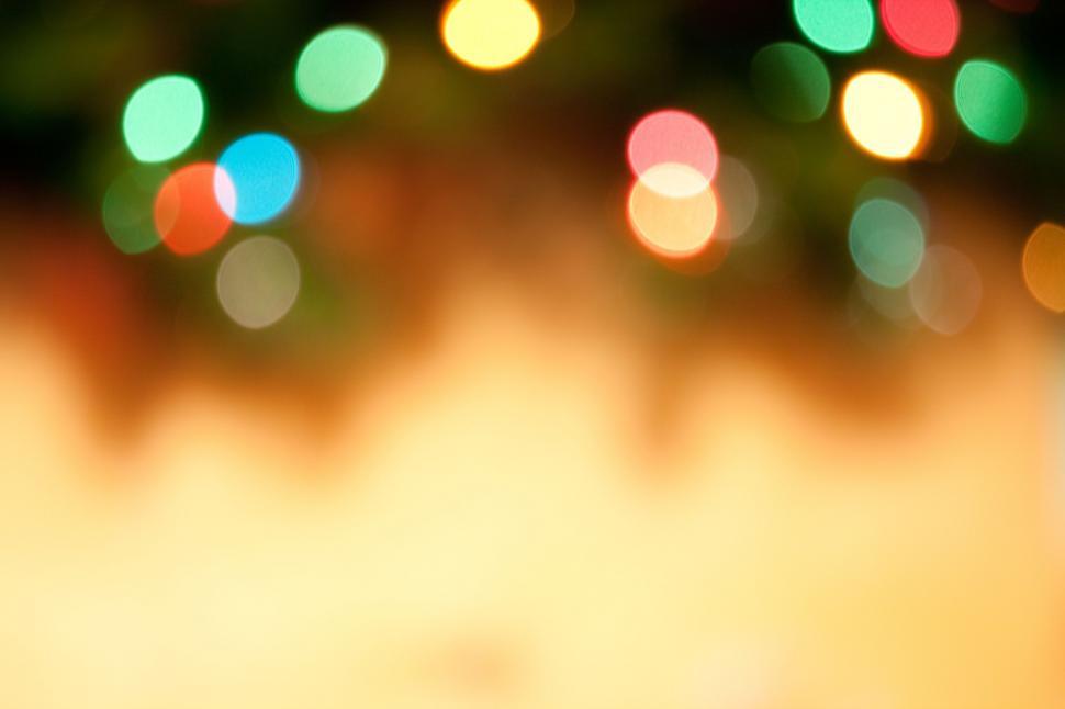 Free Image of Colorful Bokeh Lights 