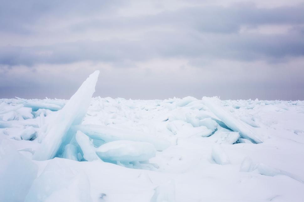 Free Image of Lake Huron - Frozen 