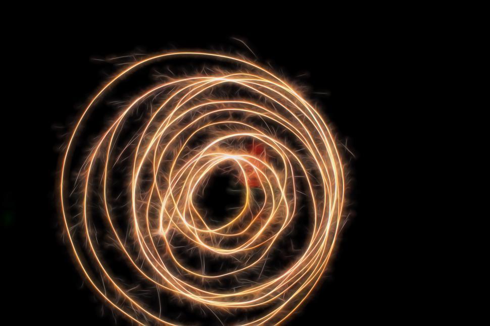 Free Image of Light Painting  
