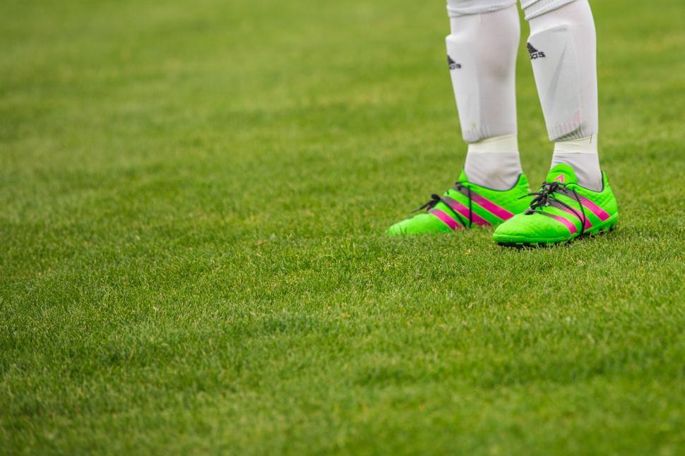 Free Image of Footballer Feet 