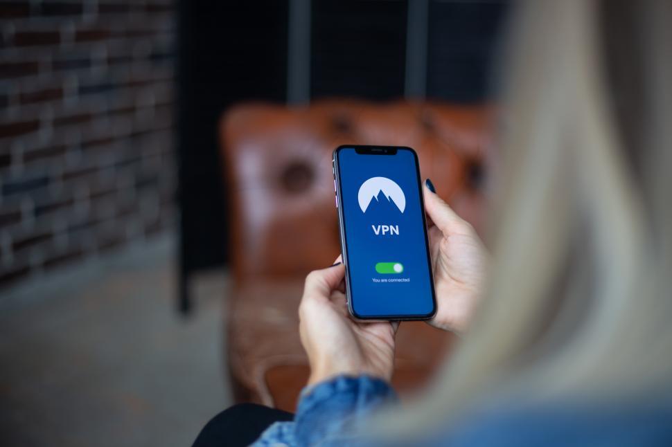 Free Image of Free VPN illustration app on every mobile device   