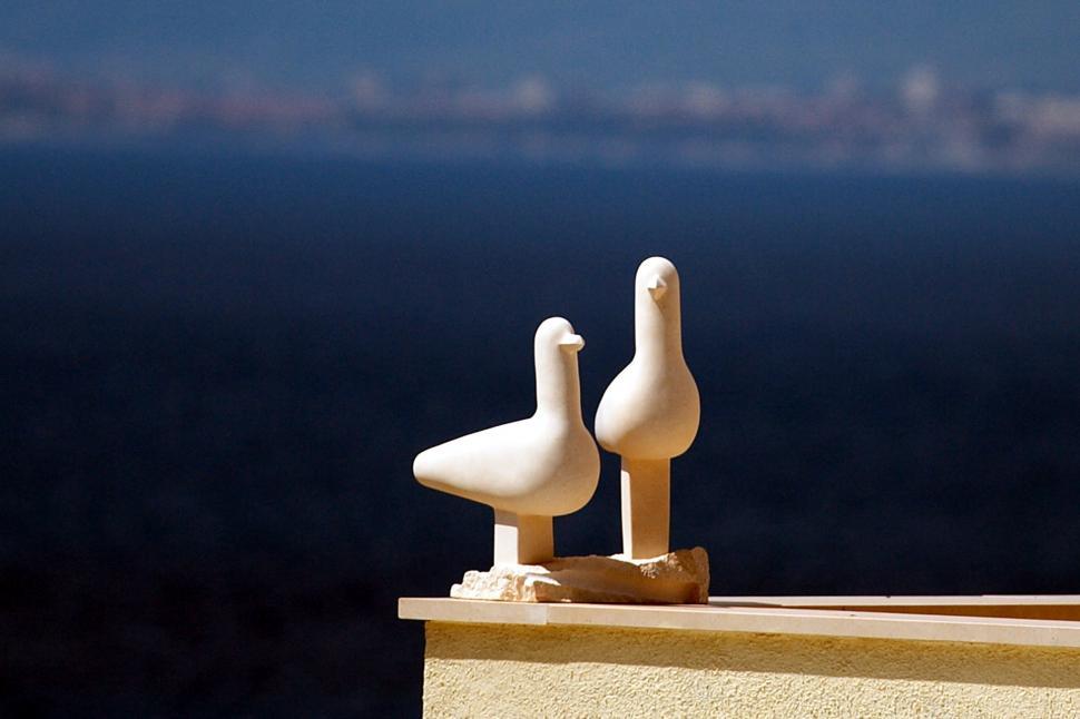 Free Image of Stone gulls 