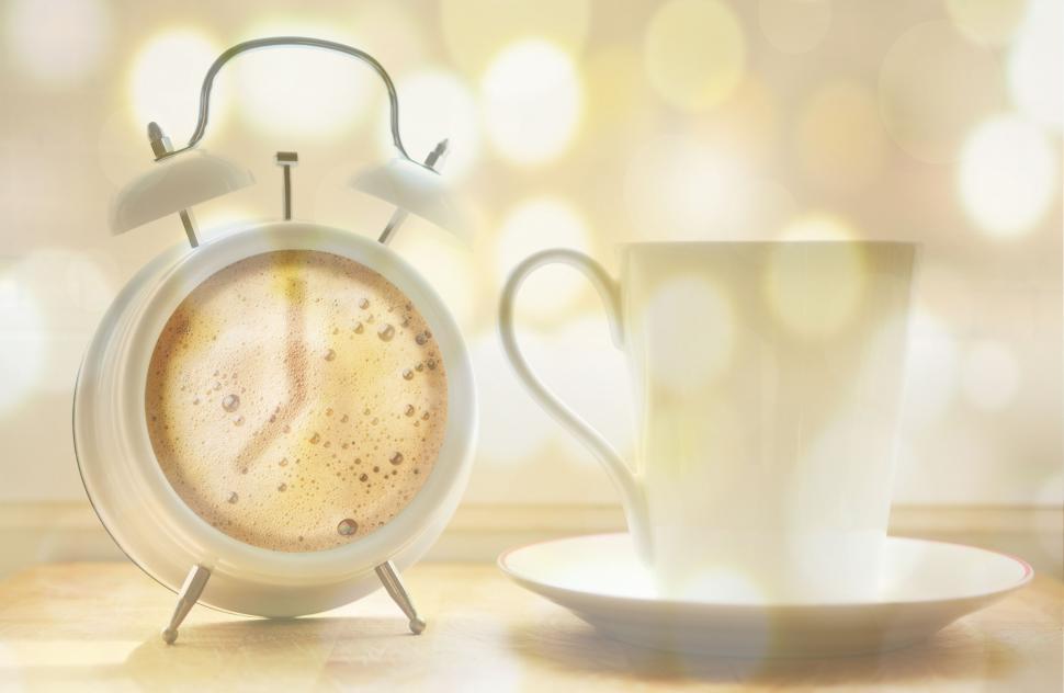 Free Image of Hot Coffee Table Clock  