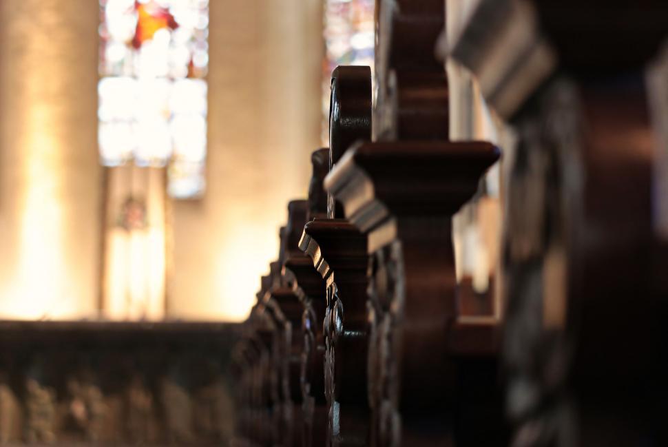 Free Image of Church pews 