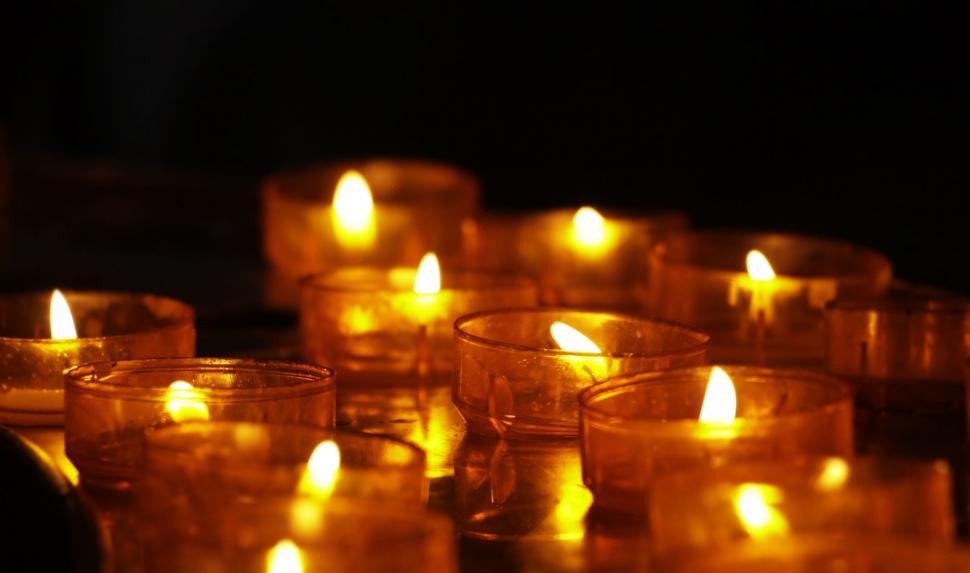 Free Image of Burning Candles  
