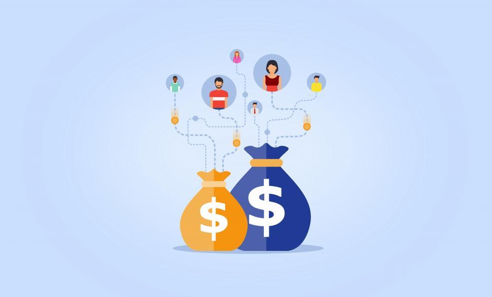 Free Image of Crowdfunding - Crowd Lending - Concept  