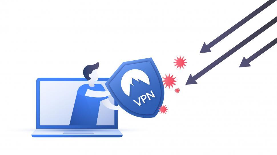 Free Image of Virtual Private Network shield scheme  