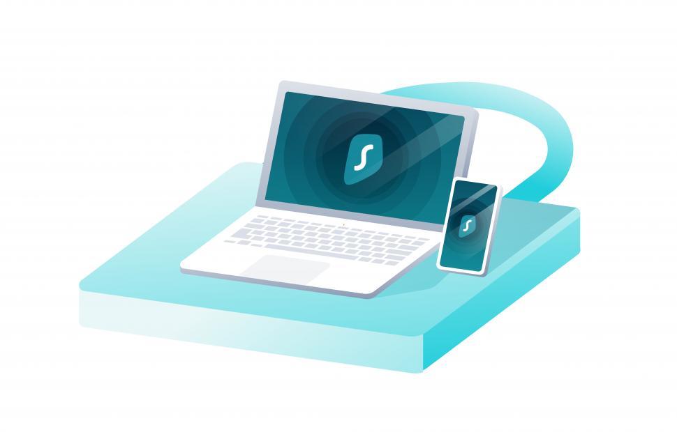 Free Image of Smart devices with a VPN 