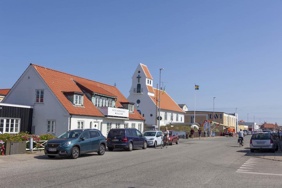 Free Image of Main shopping district in Skagen 