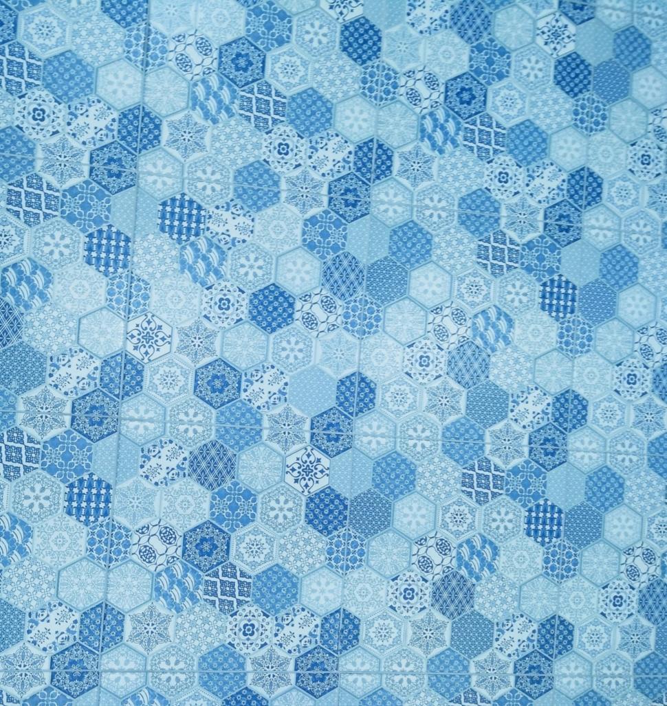 Free Image of Blue Ceramic Tiles Background  