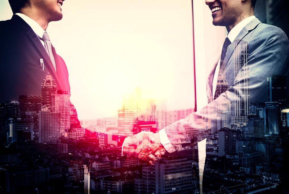 Free Image of Business - Agreement - Businessmen Shaking Hands 