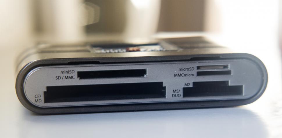 Free Image of Card reader with various card slots 