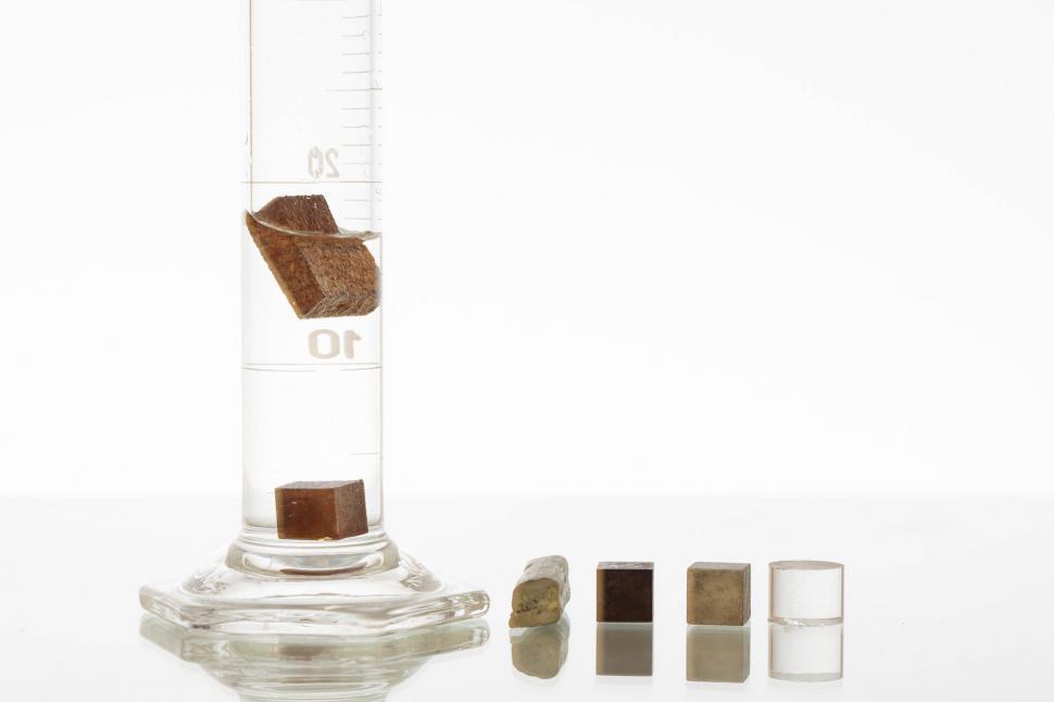 Free Image of Density of 2 different materials 