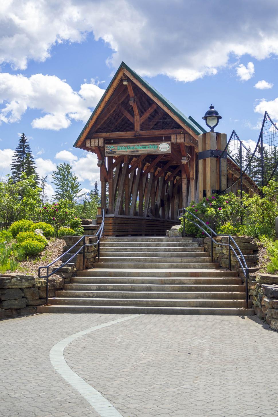 Free Image of Kicking Horse pedestrian bridge 