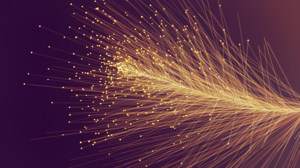 Free Image of Abstract particle background  