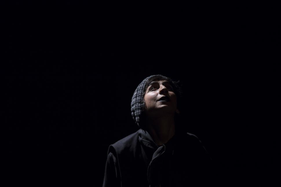 Free Image of actress gazing up 