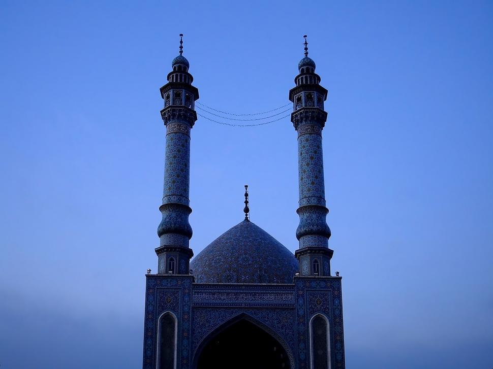 Free Image of Buildings and Architecture in Qom - Minarets Silhouette 