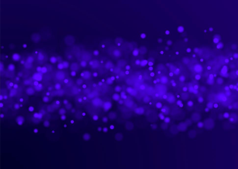 Free Image of Blue Bokeh - Background 