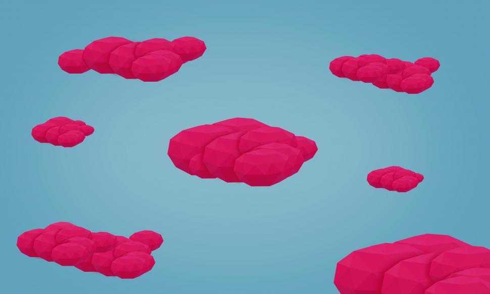 Free Image of Pink Abstract Clouds - Abstract Background 