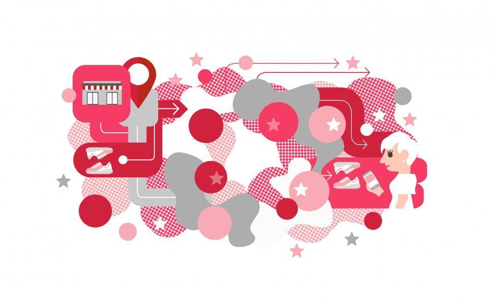 Free Image of Online Shopping - Quirky Drawing 