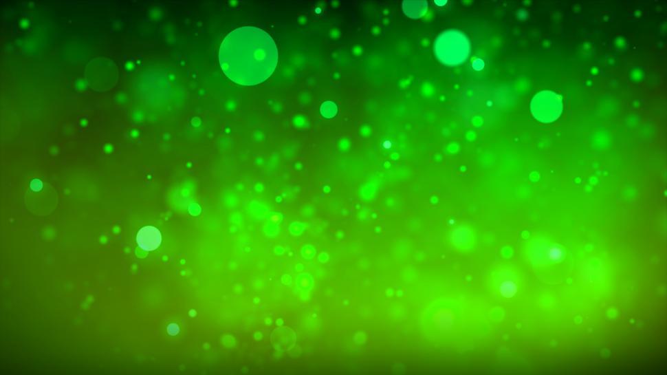 Free Image of Bokeh - Green Background 