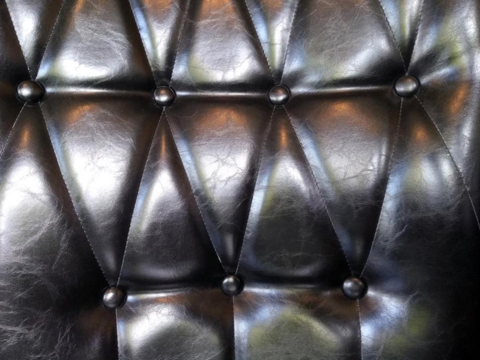 Free Image of Brown leather sofa texture  