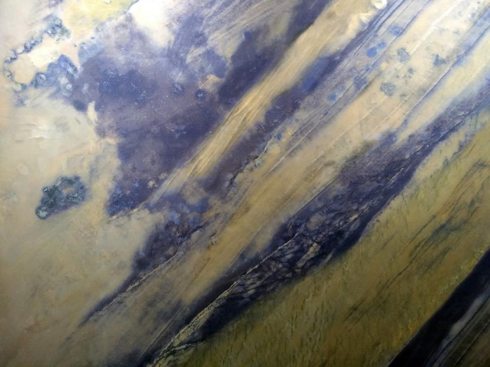 Free Image of Blue marble abstract textured background  