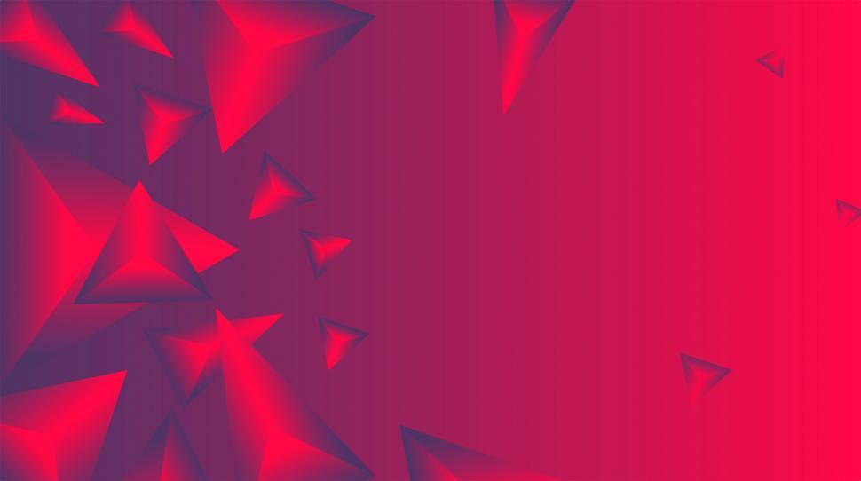 Free Image of Abstract Background - Deep Red and Blue Triangles 