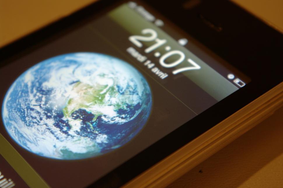 Free Image of screen of an iphone 