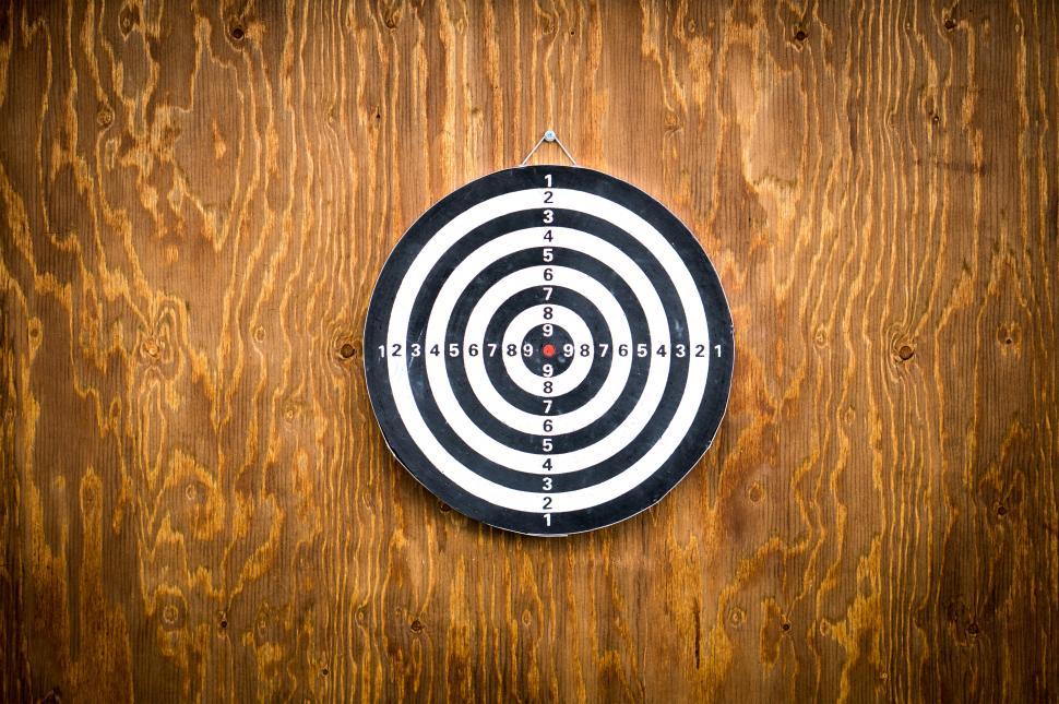 Free Image of Close up of a dartboard 