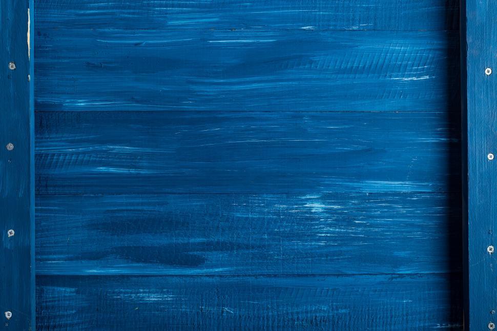 Free Image of Close up of blue wood board texture 