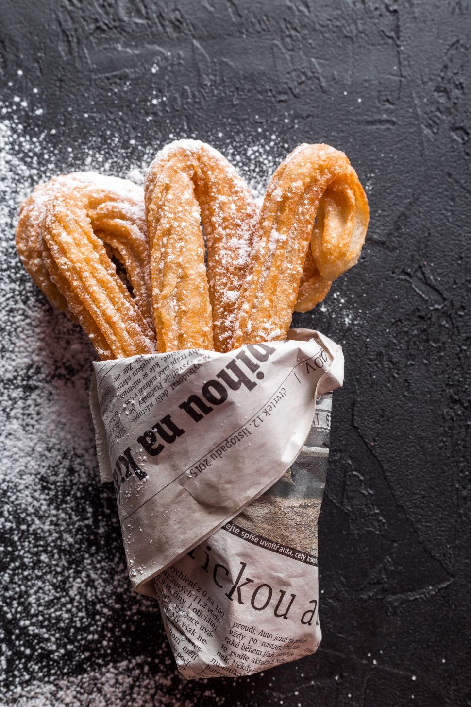 Free Image of Churros Wrap 