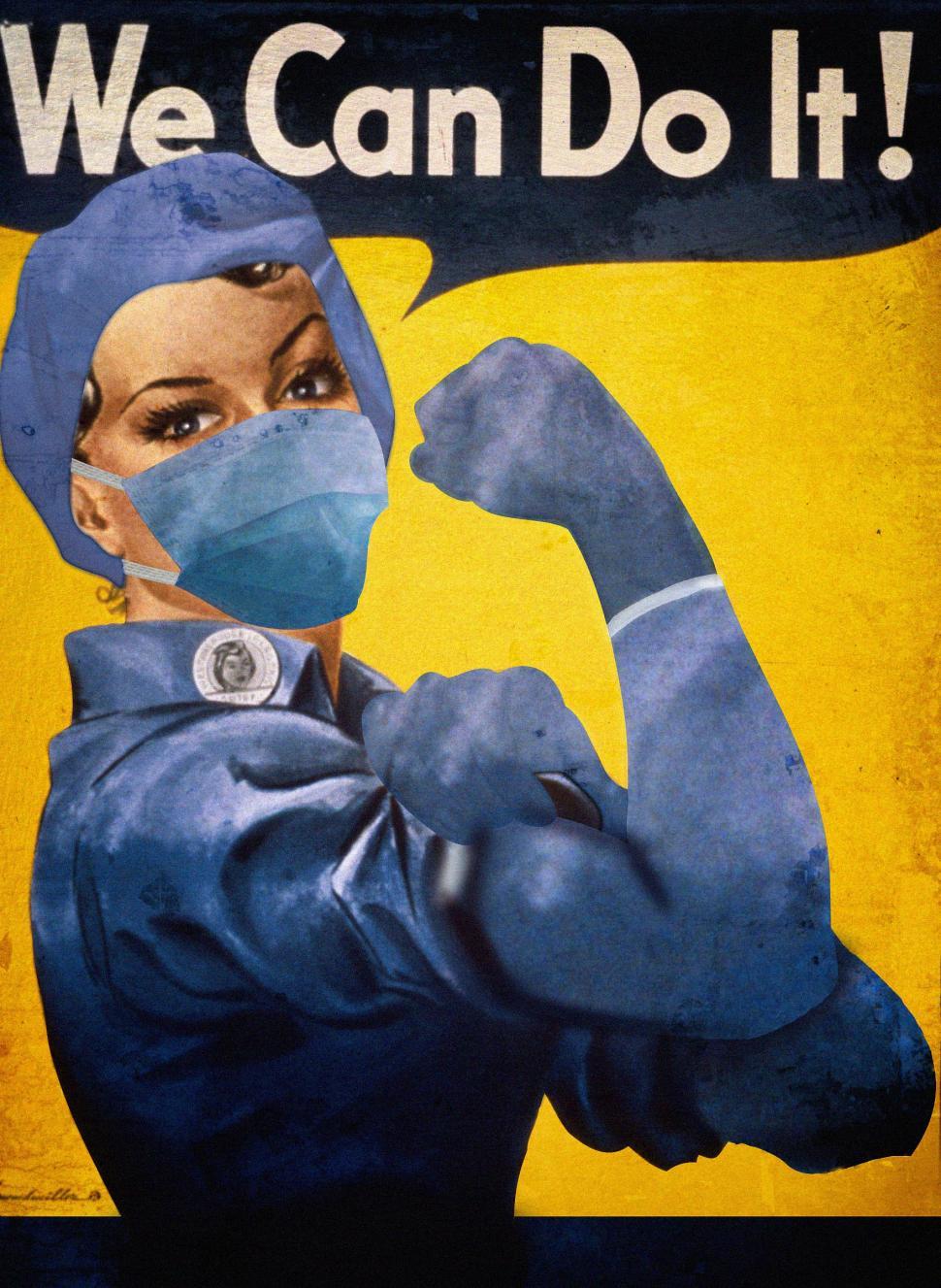 Free Image of We Can Do It Poster - Against Disease 