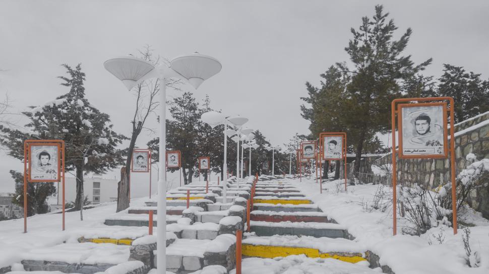 Free Image of Urban in Tafresh City - Snow Covered Walkway 